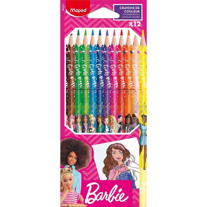 Barbie 12 matite colorate