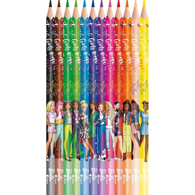 Barbie 12 matite colorate