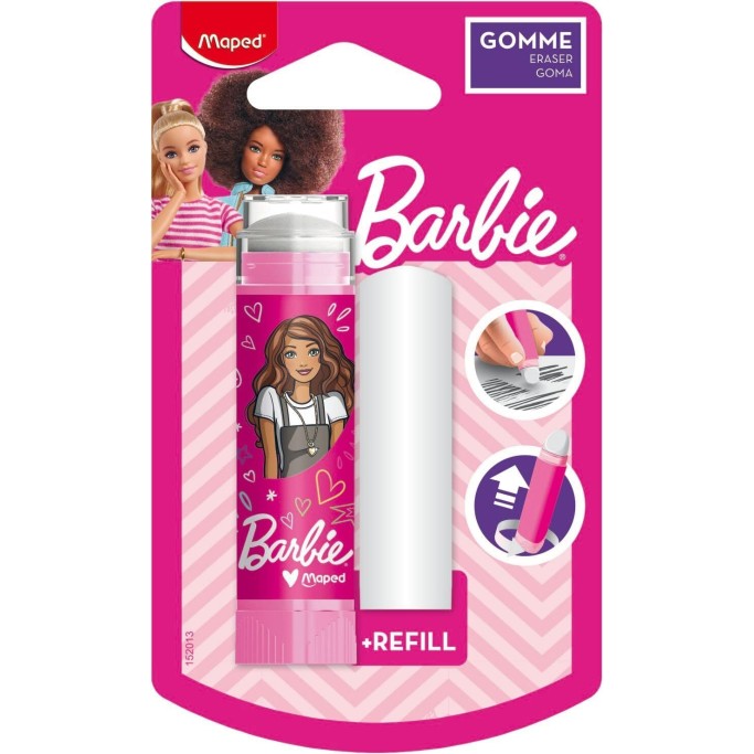 BARBIE con gomma di ricarica