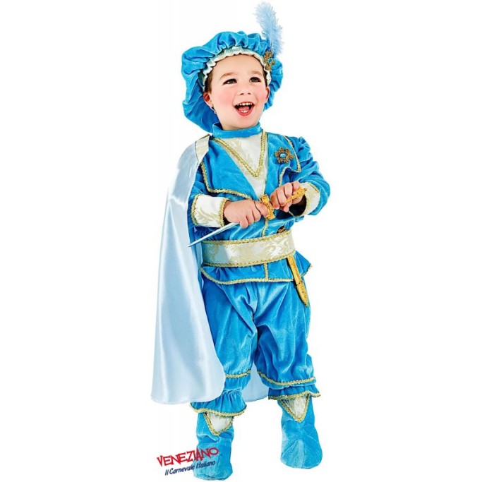Costume di Carnevale Principino azzurro