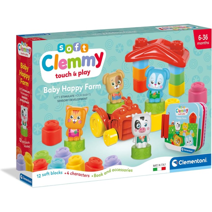 SOFT CLEMMY TOUCH & PLAY, BABY HAPPY FARM