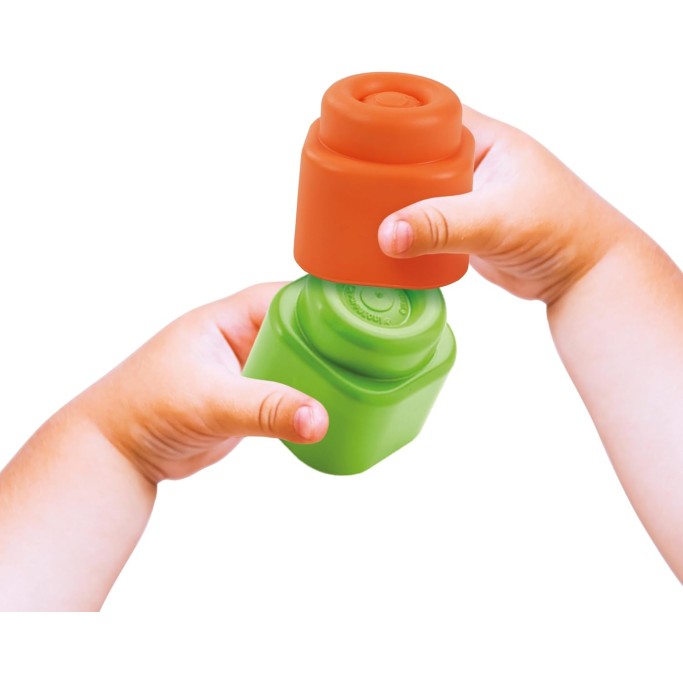 Mattoncini Costruzioni Morbide Soft Clemmy, Set 10 Mattoncini