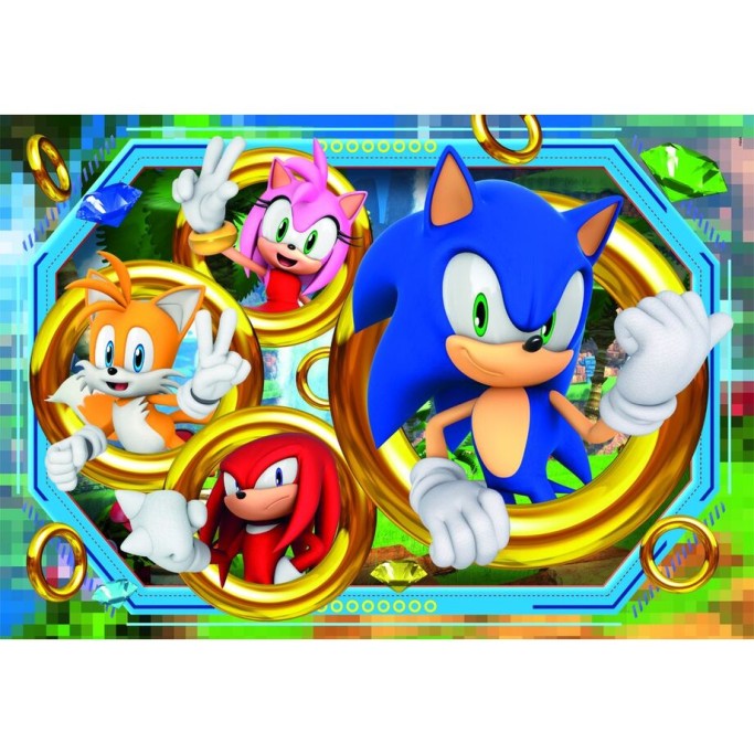 Puzzle 180 Pezzi Square Box Sonic