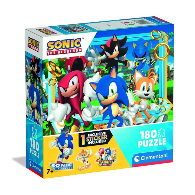 Puzzle 180 Pezzi Square Box Sonic