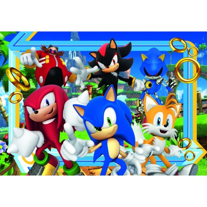 Puzzle 180 Pezzi Square Box Sonic