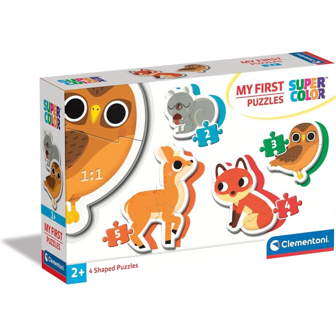 My First Puzzle Animali del Bosco - 3-6-9-12 Pezzi