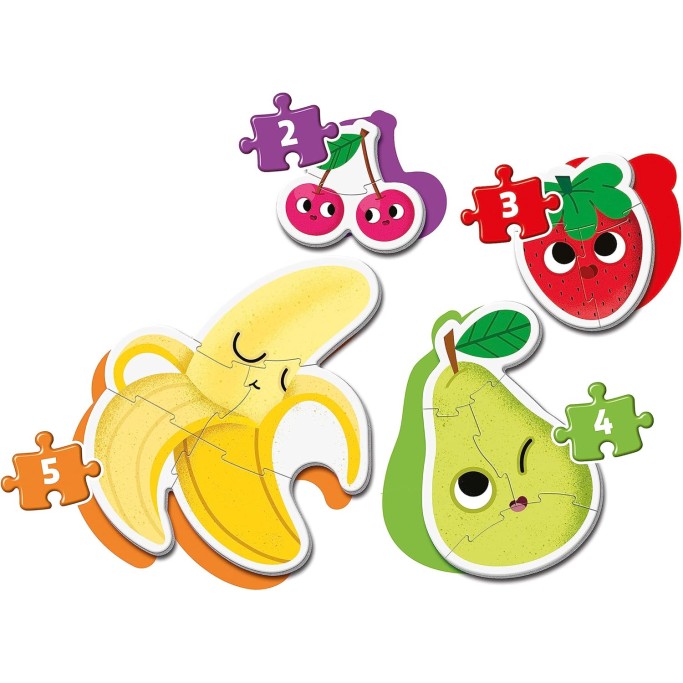 My First Puzzle-Frutta e Verdura-2-3-4-5 Pezzi