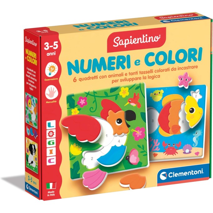 Clementoni, Sapientino Logic Numeri e Colori