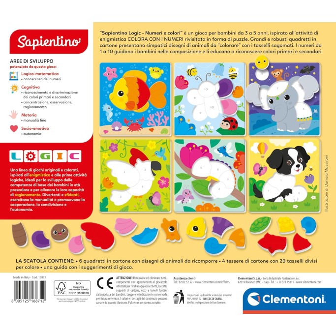 Clementoni, Sapientino Logic Numeri e Colori