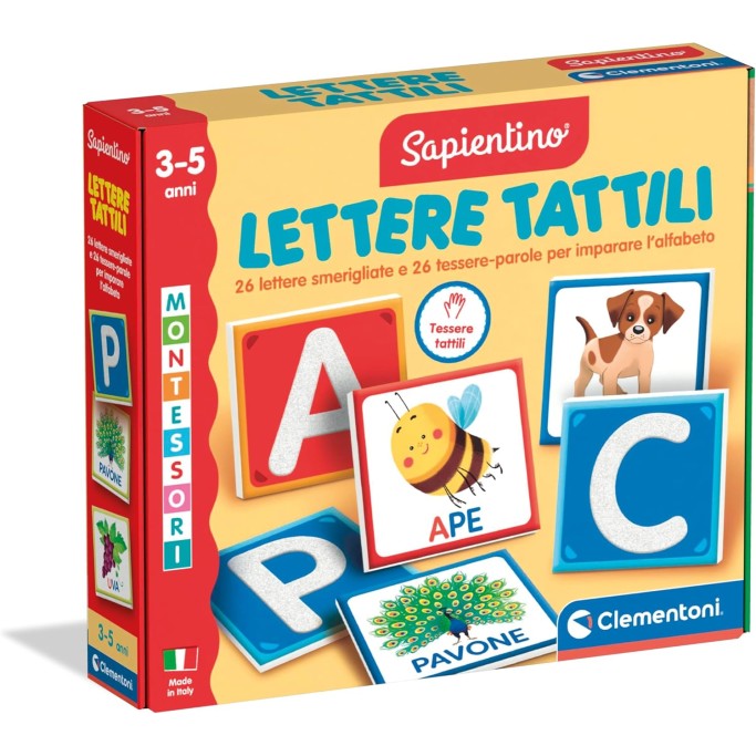 Sapientino Lettere tattili