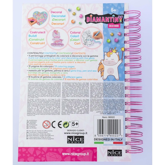DIAMANTINY, Unicorno Dipingi coi Numeri