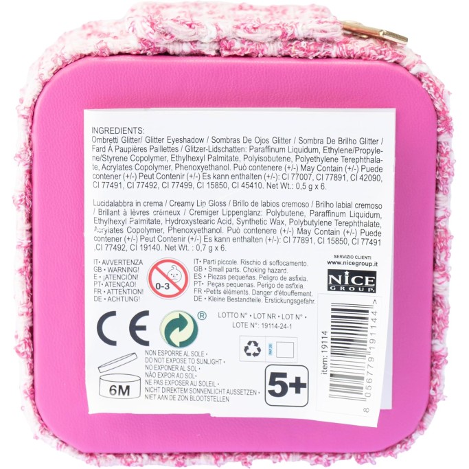 Girabrilla Mini Case, 1 Mini Trousse con Specchio