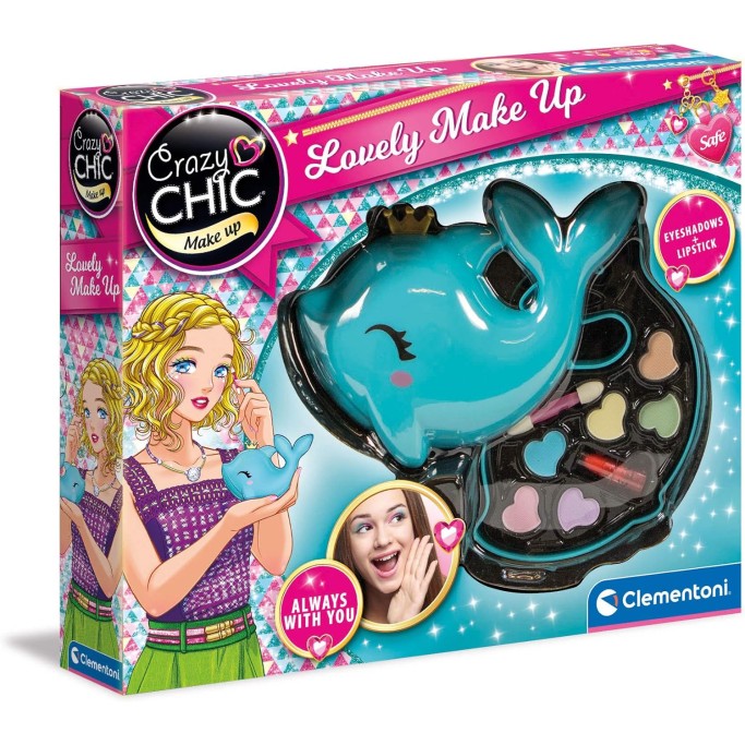Clementoni, Crazy Chic Lovely Make Up Delfino