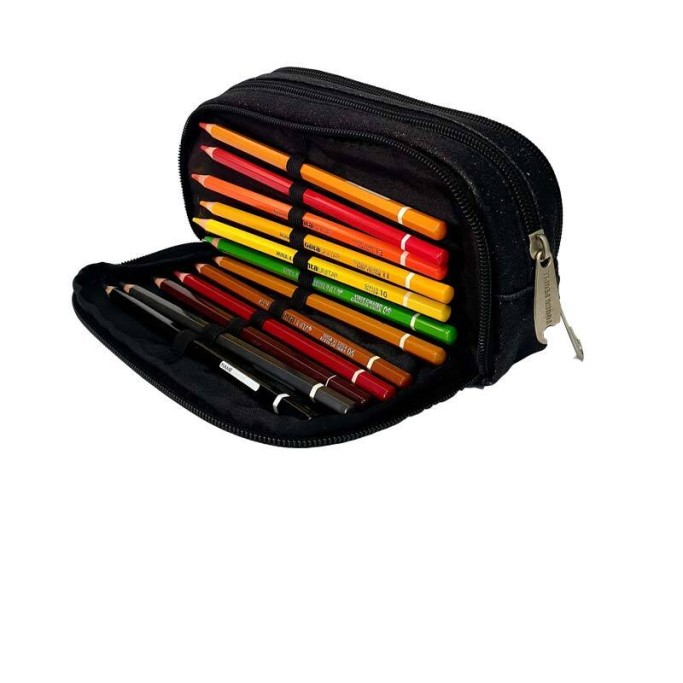 Astuccio Busta 3 Zip Tinta Unita Unicorno