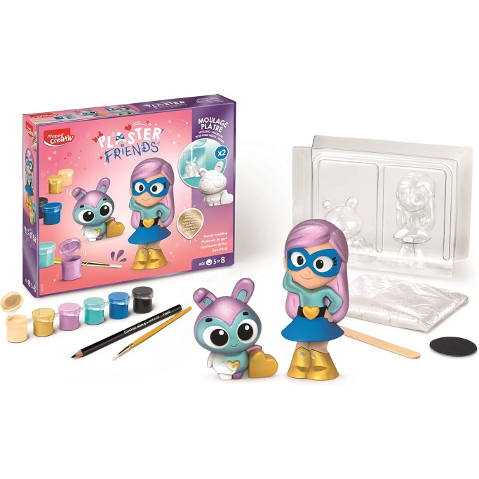 Maped Creativ Kit completo per la creazione di 2 figure in gesso