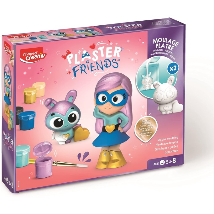 Maped Creativ Kit completo per la creazione di 2 figure in gesso