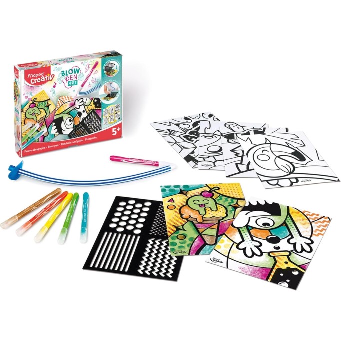 Maped CREATIV Set di 14 penne a forma di dente di leone