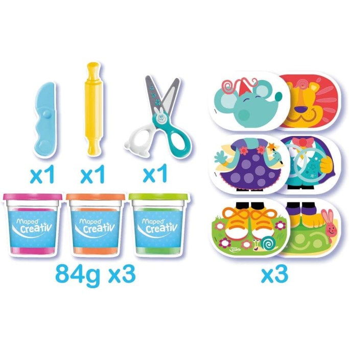 MAPED impasti Forme Set di plastilina My First