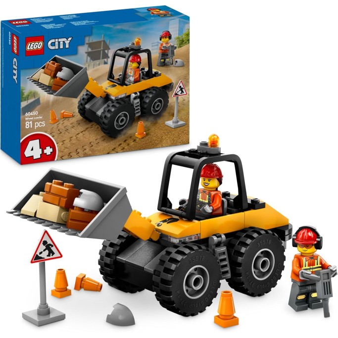 LEGO 60450 City Pala Gommata Gialla
