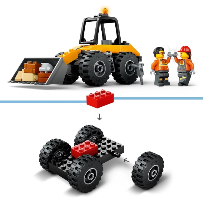 LEGO 60450 City Pala Gommata Gialla