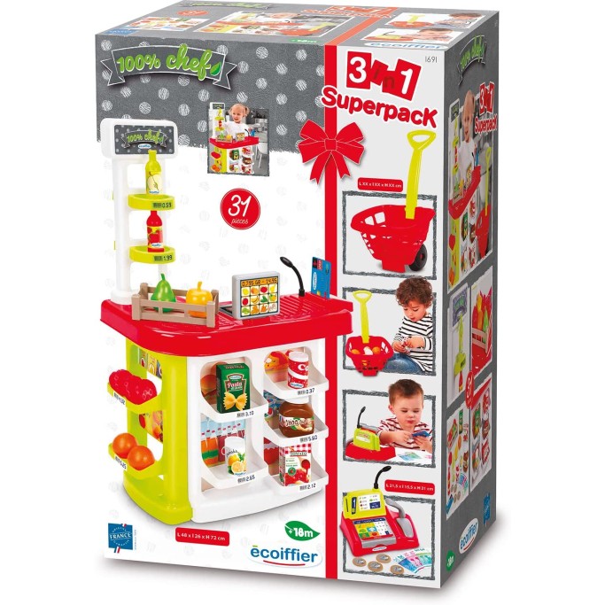 Jouets Ecoiffier- Uscita Cassa 3 in 1