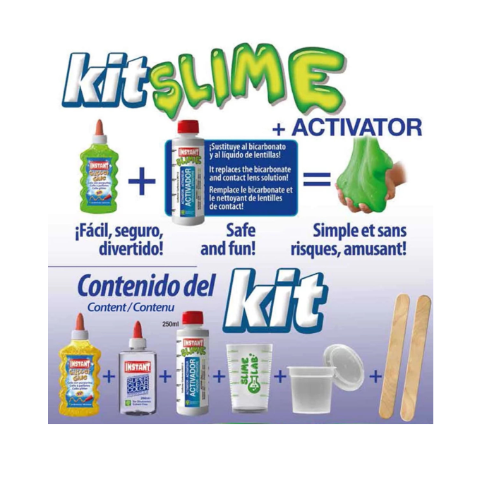 INSTANT SLIME KIT COMPLETO