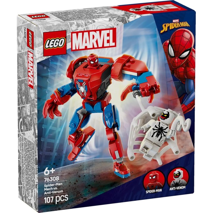 LEGO Marvel 76308Mech di Spider-Man Contro Anti-Venom