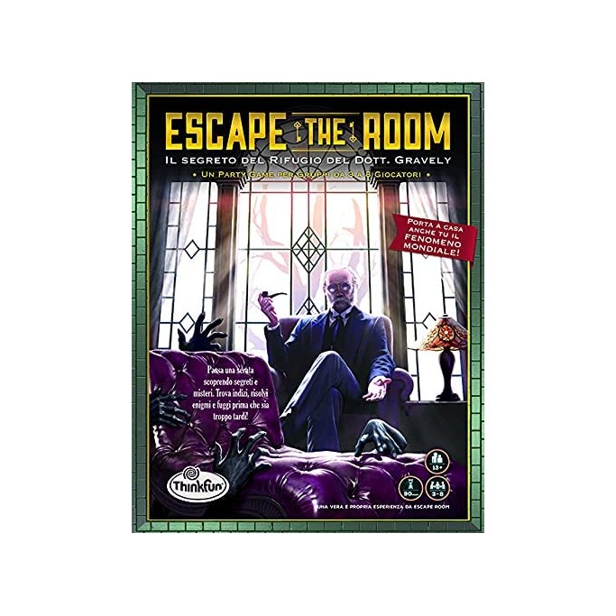 ThinkFun, Escape the Room, Il Mistero del Rifugio del Dott. Gravely