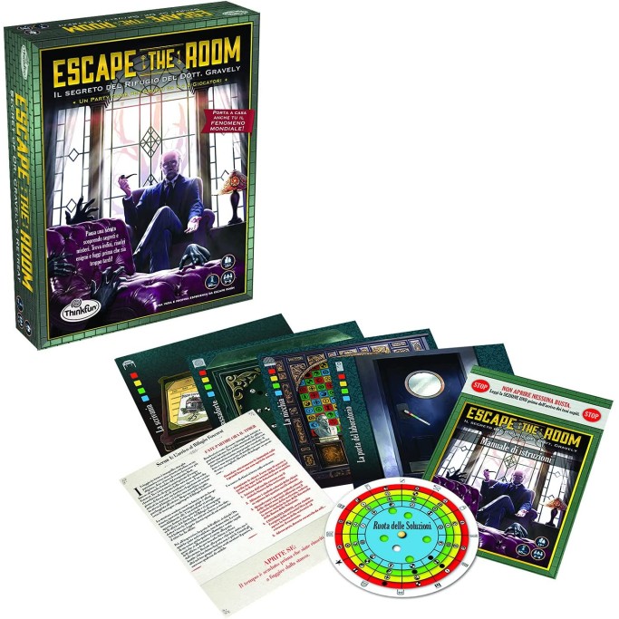 ThinkFun, Escape the Room, Il Mistero del Rifugio del Dott. Gravely