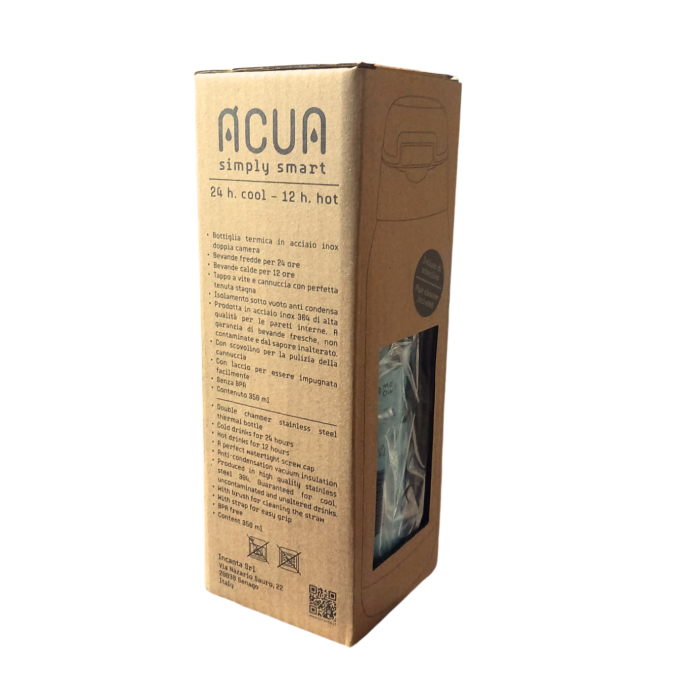Borraccia Termica In Acciaio Inox Acua Panda 350ml Incanta