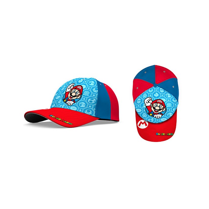 Cappello con visiera Super Mario Bross
