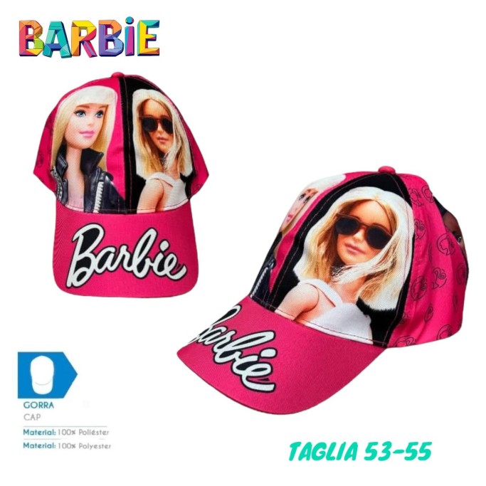 Cappello con visiera Barbie