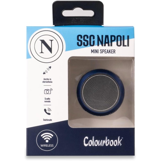 Mini Speaker Bluetooth Portatile SSC Napoli