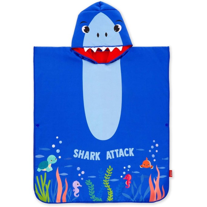 Legami Telo Mare Bambini, Poncho, Shark