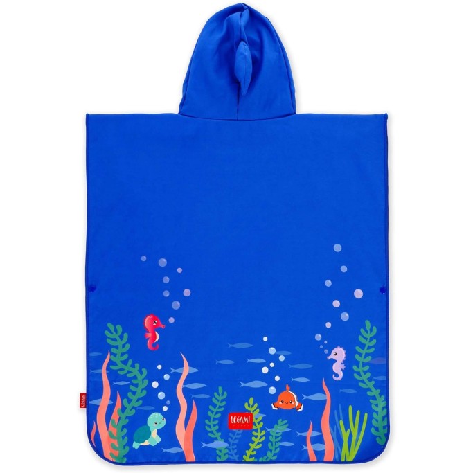 Legami Telo Mare Bambini, Poncho, Shark