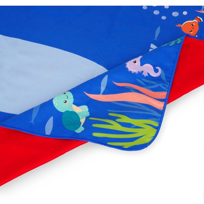 Legami Telo Mare Bambini, Poncho, Shark