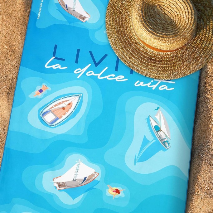 Legami Telo Mare Leggero, Telo Mare in Microfibra, La dolce vita