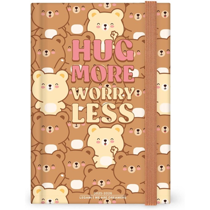 Legami Agenda Giornaliera Fotografica 2025-2026, Teddy Bear
