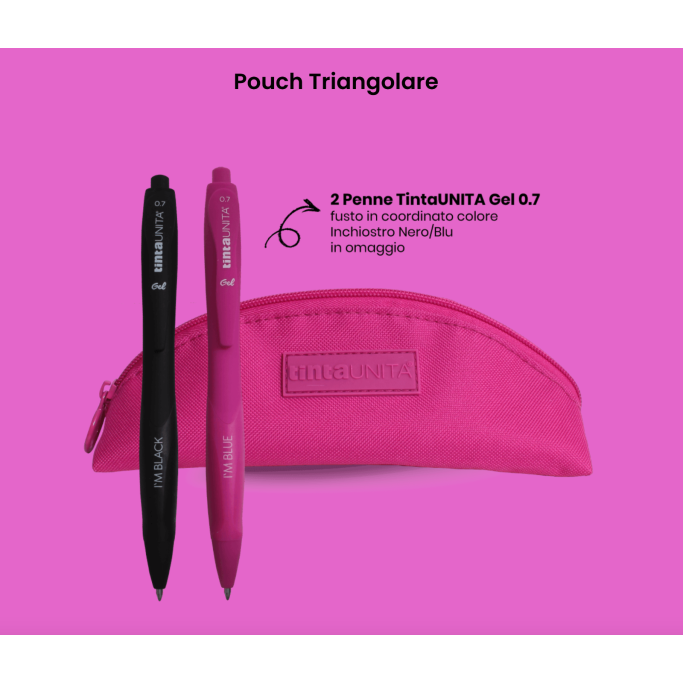 TINTA UNITA ASTUCCIO POUCH TRIANGOLARE EXCELLENT