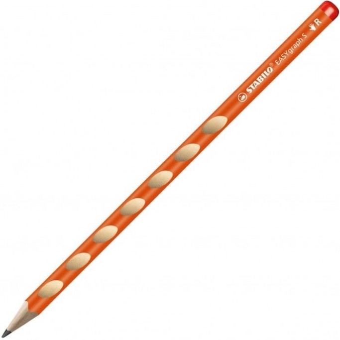 STABILO EASYgraph S, Matita HB ergonomica EasyGraph S destrimani