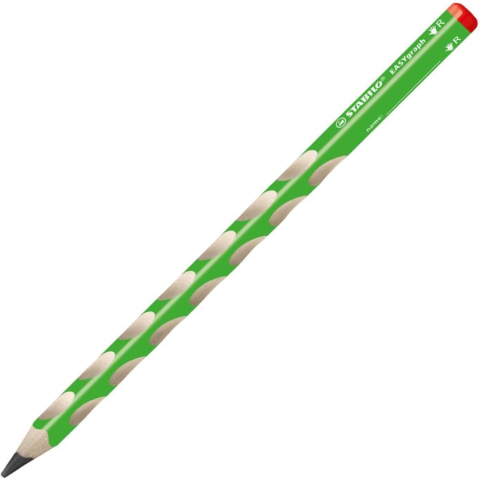 STABILO EASYgraph S, Matita HB ergonomica EasyGraph S destrimani