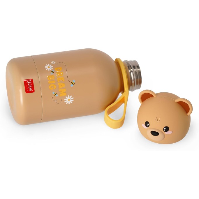 Legami Borraccia Termica per Bambini Hot&Cold BFF, Teddy Bear + Tappo Borraccia con Beccuccio