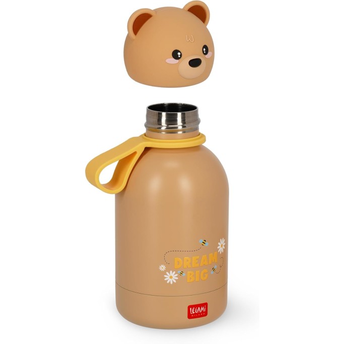 Legami Borraccia Termica per Bambini Hot&Cold BFF, Teddy Bear + Tappo Borraccia con Beccuccio