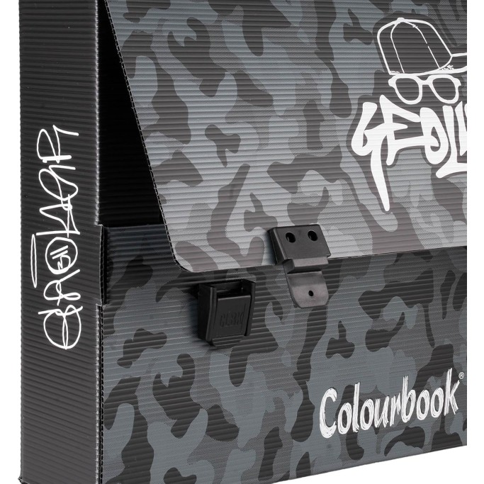 Colourbook Valigetta Scuola Geolier, Dimensioni 38 x 27, Dorso 8