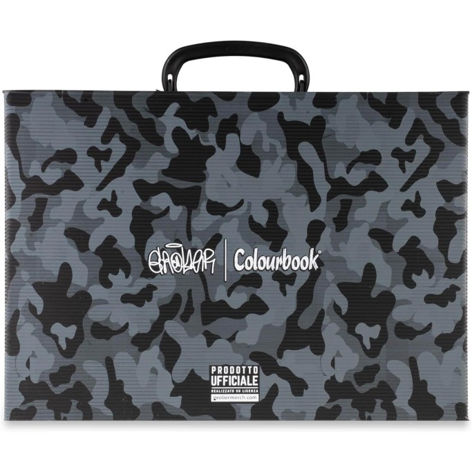 Colourbook Valigetta Scuola Geolier, Dimensioni 38 x 27, Dorso 8