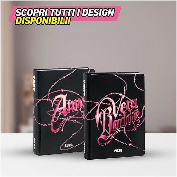 ANNA Diario Scuola 2025-2026, Agenda Giornaliera 16 Mesi