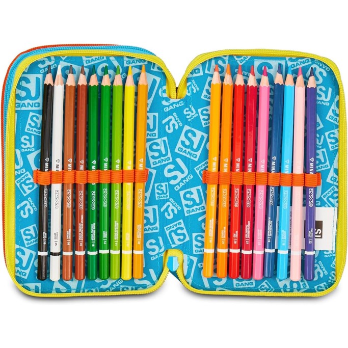 Astuccio Scuola 3 Zip Dragon Glide SJ GANG STYLE JAM GANG