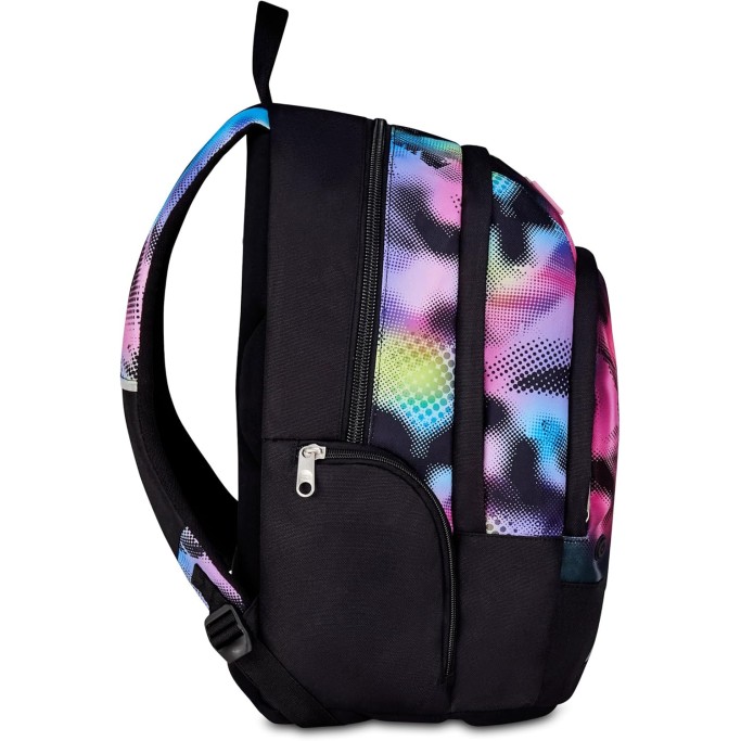 Seven Zaino Scuola Dual Write Down, Fucsia, Doppio Scomparto Da 31 Litri Di Capacità