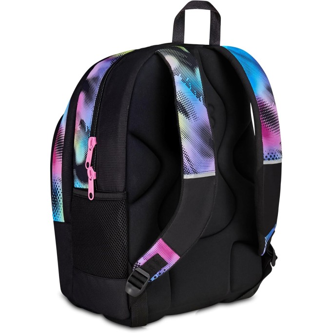 Seven Zaino Scuola Dual Write Down, Fucsia, Doppio Scomparto Da 31 Litri Di Capacità
