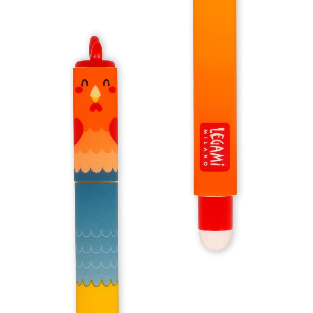 Jowxsx 4 Penne Gel Cancellabili Multicolore | Magiche Con Attrito, Motivi Maiale E Panda